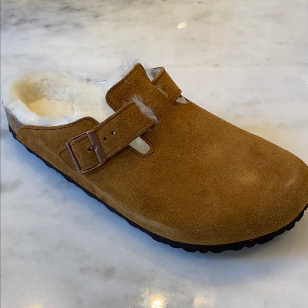 Birkenstock Boston Fur